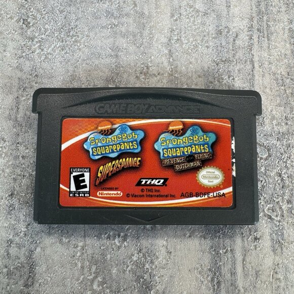 SpongeBob SquarePants Double Pack Super Sponge (Nintendo Game Boy Advance) GBA - Picture 1 of 3